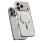 Spigen Ultra Hybrid Mag MagSafe Clear/Gold Kryt iPhone 17 Pro