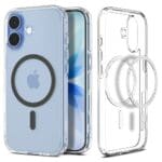 Spigen Ultra Hybrid Mag MagSafe Clear/Graphite Kryt iPhone 17