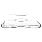 Spigen Ultra Hybrid Mag MagSafe Clear/Graphite Kryt iPhone 17