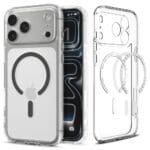 Spigen Ultra Hybrid Mag MagSafe Clear/Graphite Kryt iPhone 17 Pro Max