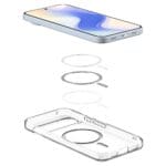 Spigen Ultra Hybrid Mag MagSafe Clear/White Kryt Google Pixel 10/10 Pro