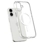 Spigen Ultra Hybrid Mag MagSafe Clear/White Kryt iPhone 17