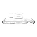 Spigen Ultra Hybrid Mag MagSafe Clear/White Kryt iPhone 17 Pro Max