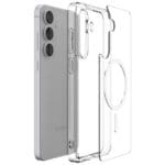 Spigen Ultra Hybrid Mag MagSafe Clear/White Kryt Samsung Galaxy S25 Fe