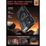 Supcase Ub Grip Mag MagSafe Black Kryt iPhone 17