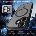 Tech-Protect Basicmag MagSafe Matte Black Kryt iPhone 17