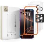 Tech-Protect Easy Set+ 3-Pack Clear iPhone 16 Pro/17 Pro