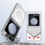 Tech-Protect Flexair Hybrid MagSafe Clear Kryt Samsung Galaxy Z Flip 6/7 Fe
