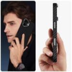 Tech-Protect Ion Carbon MagSafe Black/Silver Kryt iPhone 17