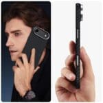 Tech-Protect Ion Carbon MagSafe Black/Silver Kryt iPhone 17 Air