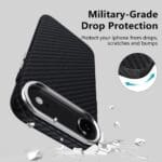 Tech-Protect Ion Carbon MagSafe Black/Silver Kryt iPhone 17 Air