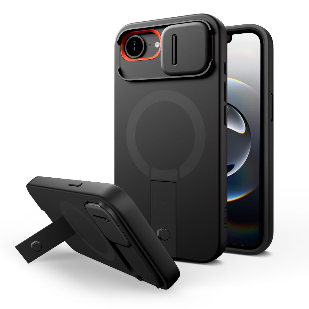 Tech-Protect Kevlar Aura MagSafe Black Kryt iPhone 16e