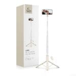 Tech-Protect L09S Bluetooth Selfie Stick Tripod Beige