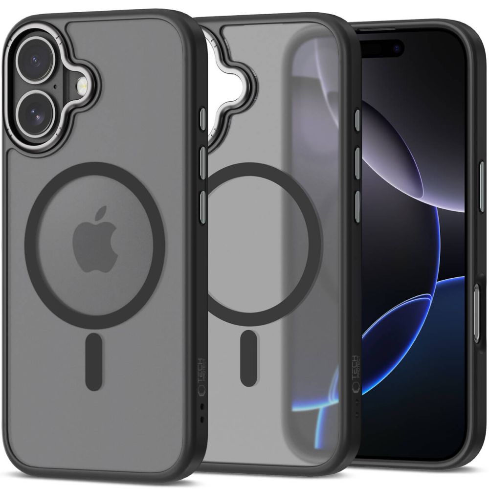 Tech-Protect Magedge MagSafe Matte Black/Gunmetal Kryt iPhone 17