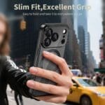 Tech-Protect Magflex MagSafe Shiny Black Kryt iPhone 17 Pro