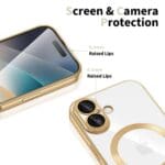 Tech-Protect Magflex MagSafe Shiny Gold Kryt iPhone 17