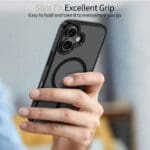 Tech-Protect Magmat MagSafe Matte Black Kryt iPhone 17