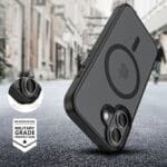 Tech-Protect Magmat MagSafe Matte Black Kryt iPhone 17