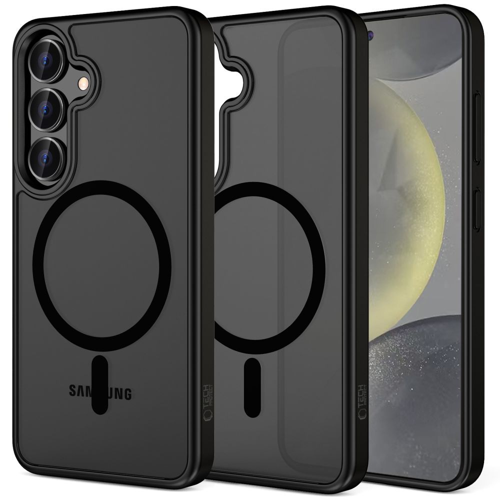 Tech-Protect Magmat MagSafe Matte Black Kryt Samsung Galaxy S25 Fe