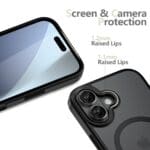 Tech-Protect Magmat Xt 4-Set MagSafe Matte Black Kryt iPhone 17