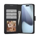 Tech-Protect Wallet MagSafe Matte Black Kryt iPhone 17