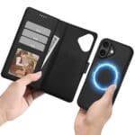 Tech-Protect Wallet MagSafe Matte Black Kryt iPhone 17