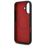 AMG AMHMP16S2SCFR Black Hardcase Checkered Flag Pattern MagSafe Kryt iPhone 16