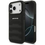 AMG Leather Debossed Lines Logo Black Kryt iPhone 17 Pro