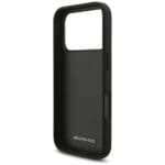 AMG Leather Debossed Lines Logo Black Kryt iPhone 17 Pro