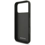 AMG Leather Debossed Lines Logo Black Kryt iPhone 17 Pro Max