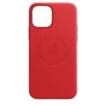Apple MHKJ3ZM/A MagSafe Red Leather Case Kryt iPhone 12 Pro Max