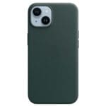 Apple MPPA3ZM/A forest Green Leather MagSafe Kryt iPhone 14 Plus/15 Plus