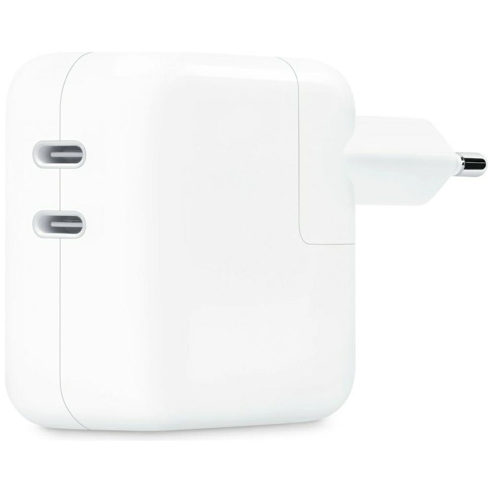 Apple Wall Charger MKU63ZM/A 35W 2x USB-C White