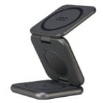 Audi 3-in-1 Wireless Charger Foldable Gray Big Logo AU-MWC3IN1-GT/D1-GY