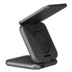 Audi 3-in-1 Wireless Charger Foldable Gray Big Logo AU-MWC3IN1-GT/D1-GY