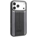 Audi A6 Synthetic Leather MagSafe Black Kryt iPhone 17 Pro Max