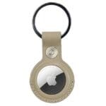 Audi Case Synthetic Leather AirTag Beige AU-ATKR-Q3/D1-BG
