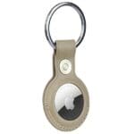 Audi Case Synthetic Leather AirTag Beige AU-ATKR-Q3/D1-BG