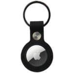 Audi Case Synthetic Leather AirTag Black AU-ATKR-Q3/D1-BK