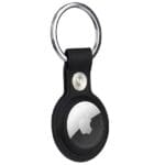 Audi Case Synthetic Leather AirTag Black AU-ATKR-Q3/D1-BK