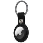 Audi Case Synthetic Leather AirTag Black AU-ATKR-Q3/D1-BK