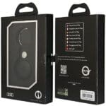 Audi Case Synthetic Leather AirTag Black AU-ATKR-Q3/D1-BK
