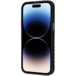 Audi Genuine Leather MagSafe Black-Red Hardcase AU-TPUPCMIP14P Kryt iPhone 14 Pro Max