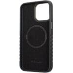 Audi Genuine Leather MagSafe Black-Red Hardcase AU-TPUPCMIP15P Kryt iPhone 15 Pro Max