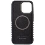 Audi Genuine Leather MagSafe Black-Red Hardcase AU-TPUPCMIP15P-R8 Kryt iPhone 15 Pro