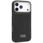 Audi GT Synthetic Leather MagSafe Black Kryt iPhone 17 Pro