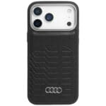 Audi GT Synthetic Leather MagSafe Black Kryt iPhone 17 Pro