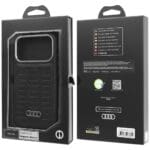 Audi GT Synthetic Leather MagSafe Black Kryt iPhone 17 Pro