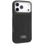 Audi GT Synthetic Leather MagSafe Black Kryt iPhone 17 Pro Max