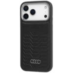 Audi GT Synthetic Leather MagSafe Black Kryt iPhone 17 Pro Max